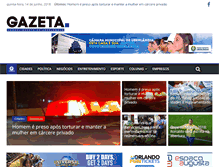Tablet Screenshot of gazetadeuberlandia.com.br